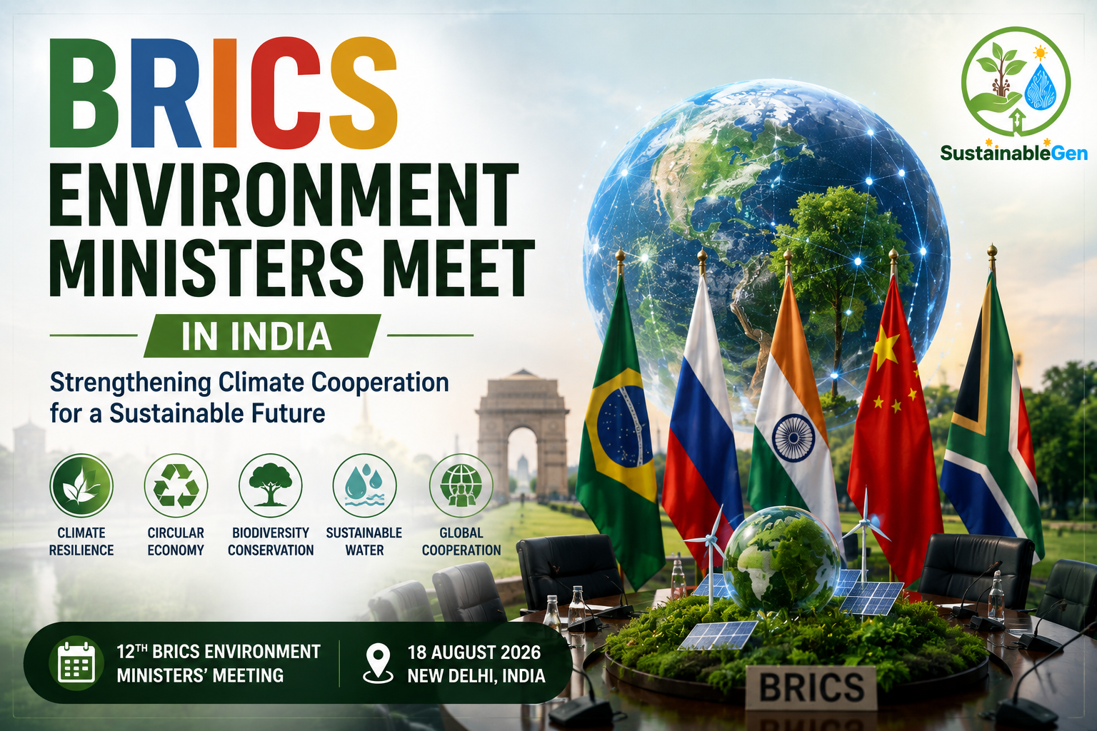 BRICS Environment Ministers Meet in India to Strengthen Climate Cooperation