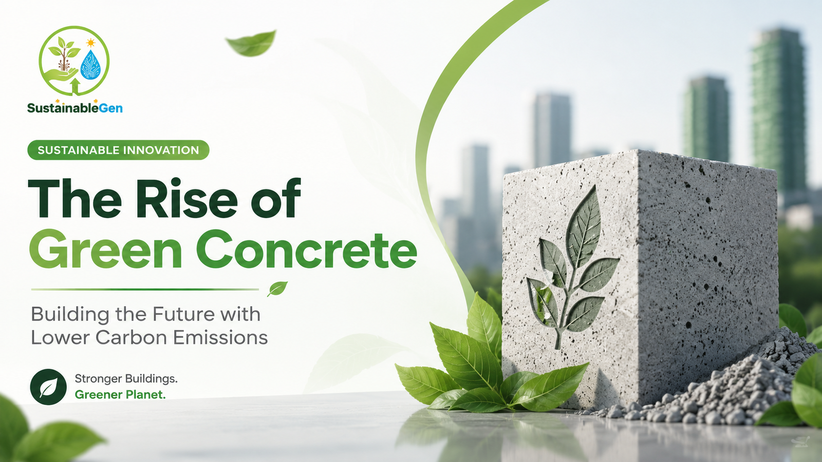 🌍 The Rise of Green Concrete: Building the Future with Lower Carbon Emissions