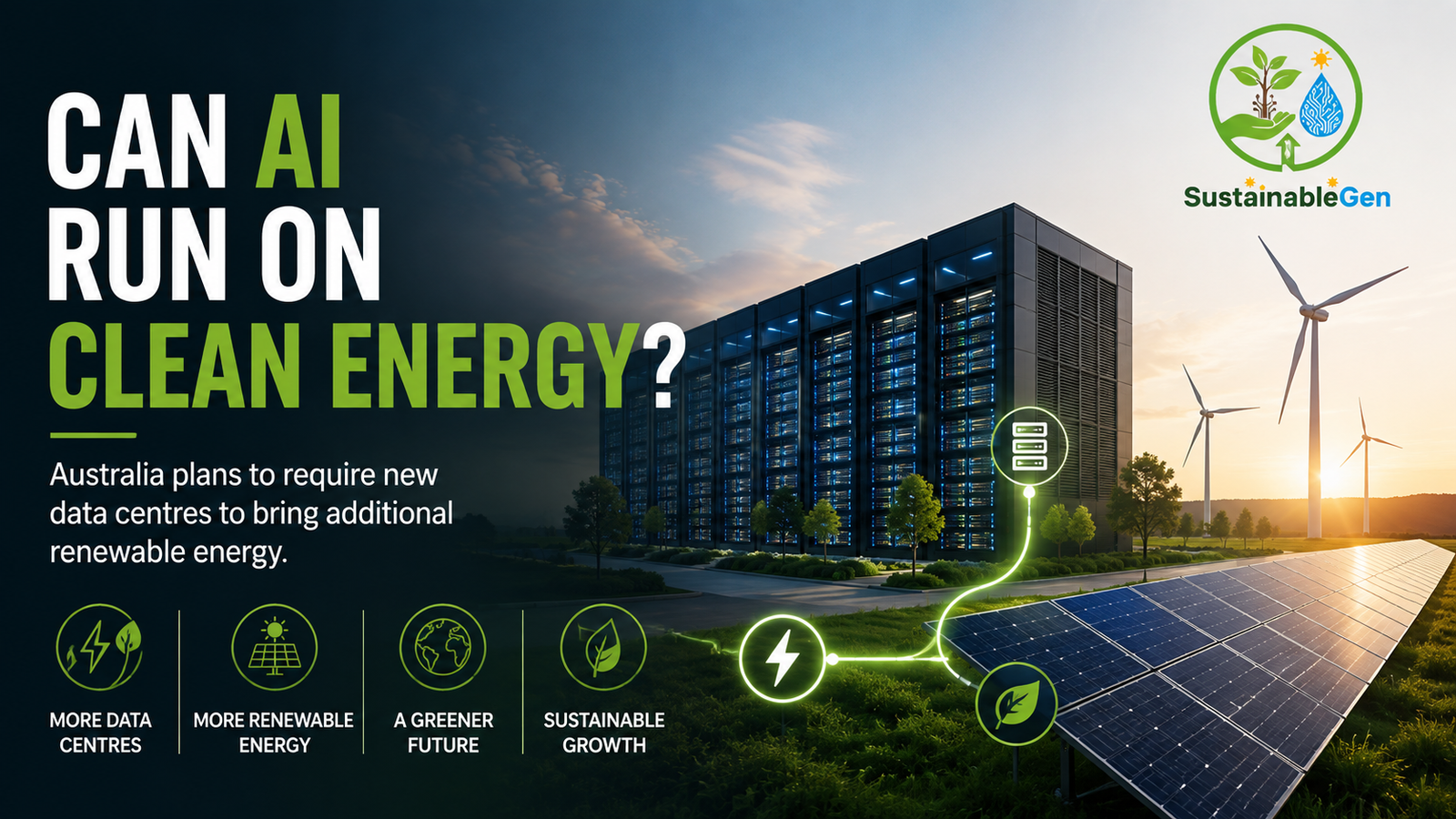 Australia Wants New Data Centre’s to Bring Their Own Clean Energy
