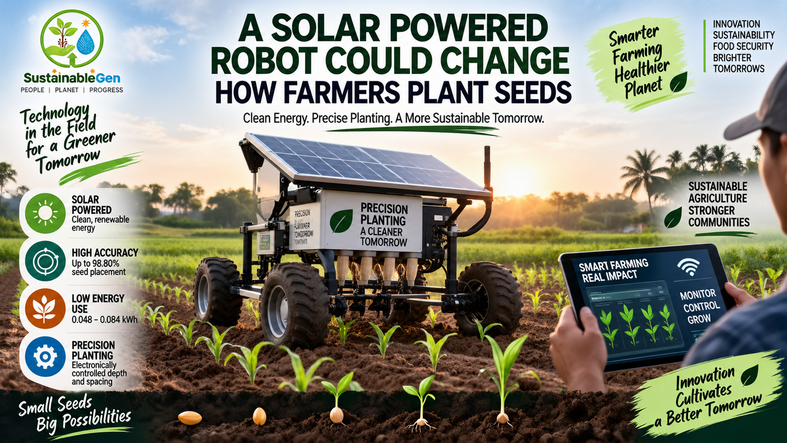 A Solar Powered Robot Could Change How Farmers Plant Seeds