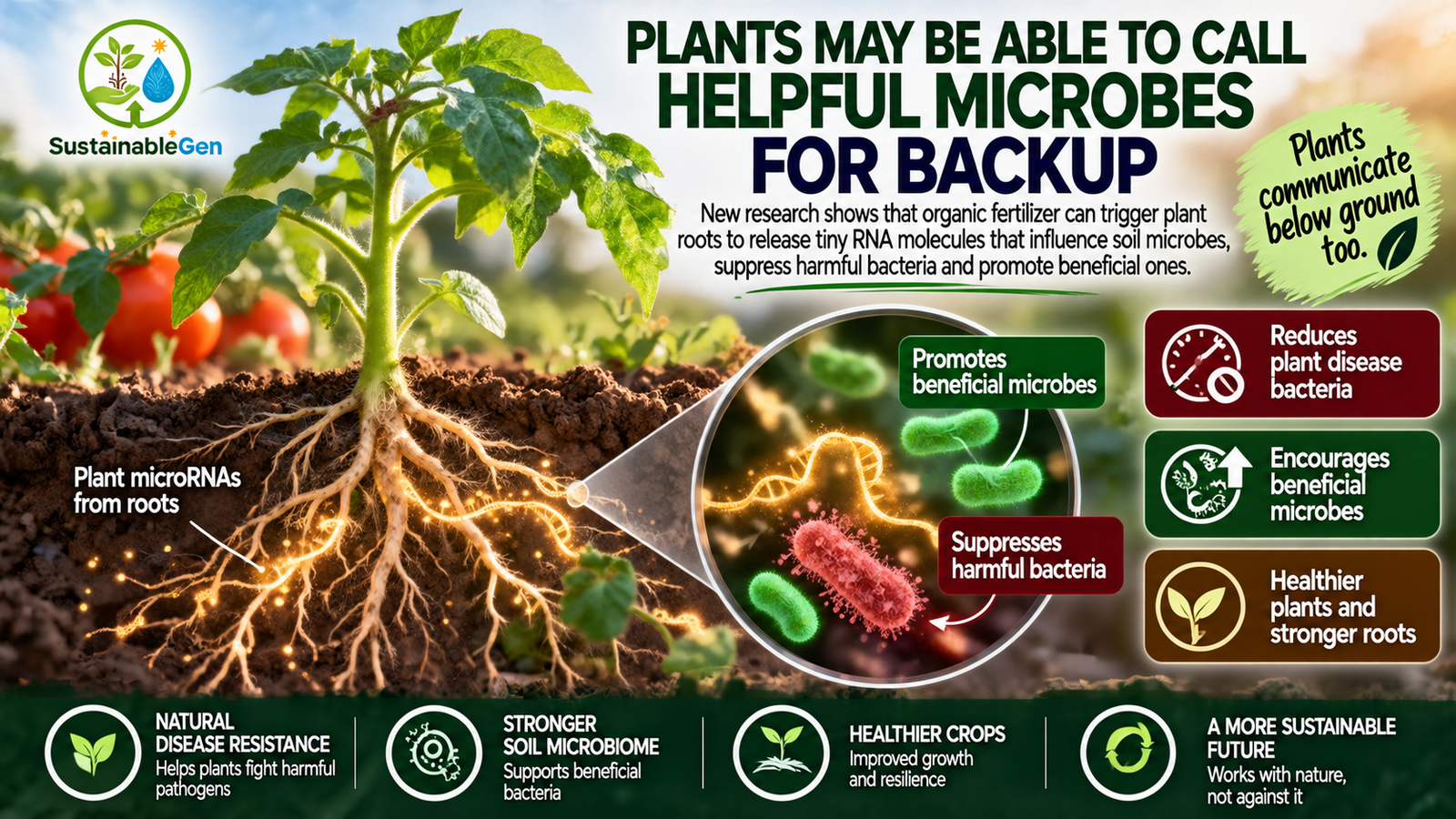 Plants May Be Able to Call Helpful Microbes for Backup